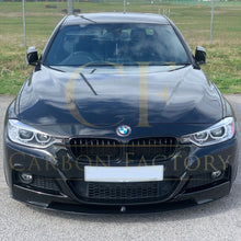 Load image into Gallery viewer, MP Style Gloss Black Front Splitter for BMW F30 F31 3 Series M Sport 12-19
