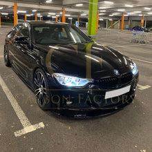 Load image into Gallery viewer, MP Style Gloss Black Front Splitter for BMW F30 F31 3 Series M Sport 12-19