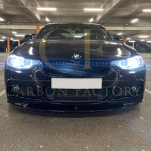 Load image into Gallery viewer, MP Style Gloss Black Front Splitter for BMW F30 F31 3 Series M Sport 12-19