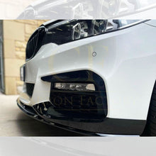 Load image into Gallery viewer, MP Style Gloss Black Front Splitter for BMW G30 G31 5 Series Pre-LCI 17-20