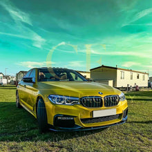 Load image into Gallery viewer, MP Style Gloss Black Front Splitter for BMW G30 G31 5 Series Pre-LCI 17-20