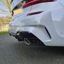 Load image into Gallery viewer, MP Style Gloss Black Rear Diffuser Dual Exhaust for BMW 3 Series G20 G21 Pre-LCI 19-22