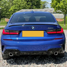Load image into Gallery viewer, MP Style Gloss Black Rear Diffuser Dual Exhaust for BMW 3 Series G20 G21 Pre-LCI 19-22