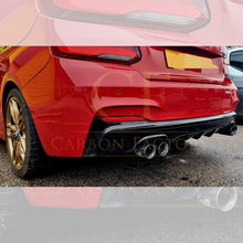 Load image into Gallery viewer, MP Style Gloss Black Rear Diffuser Quad Exhaust for BMW F22 2 Series M Sport 14-Present