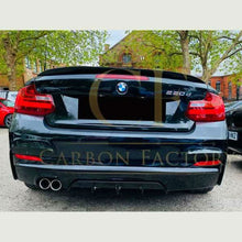 Load image into Gallery viewer, MP Style Gloss Black Rear Diffuser Twin Exhaust for BMW F22 2 Series M Sport 14-Present