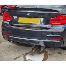 Load image into Gallery viewer, MP Style Gloss Black Rear Diffuser Twin Exhaust for BMW F22 2 Series M Sport 14-Present