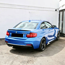 Load image into Gallery viewer, MP Style Gloss Black Rear Diffuser Twin Exhaust for BMW F22 2 Series M Sport 14-Present