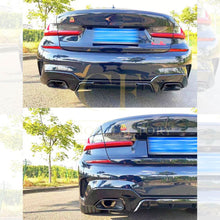 Load image into Gallery viewer, MP Style Gloss Black Rear Diffuser for BMW 3 Series G20 G21 340i Pre-LCI 19-22