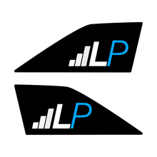 Load image into Gallery viewer, Shark Fin Aerial Decal Sticker - Set of 2 (Various Brand Logos)