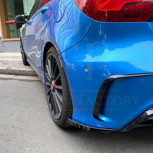 Load image into Gallery viewer, Gloss Black Rear Bumper Spats for Mercedes Benz W176 A Class AMG model 13-18