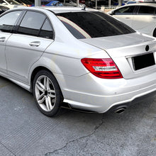 Load image into Gallery viewer, Gloss Black Rear Bumper Spats for Mercedes Benz W204 C Class 08-14