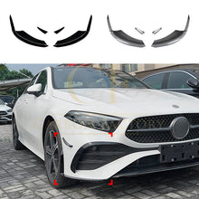 Load image into Gallery viewer, Gloss Black Front Canards Set (4 pcs) for Mercedes Benz W177 A Class AMG & A35 23-25