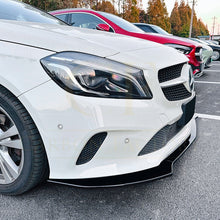 Load image into Gallery viewer, AMG Style Gloss Black Front Splitter for Mercedes Benz W176 A Class 16-18