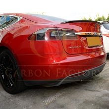Load image into Gallery viewer, P Style Carbon Fibre Boot Spoiler for Tesla Model S 13-Present