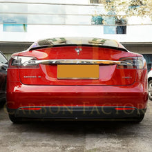 Load image into Gallery viewer, P Style Carbon Fibre Boot Spoiler for Tesla Model S 13-Present