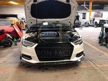 Load image into Gallery viewer, P Style Carbon Fibre Front Splitter for Audi A3 Saloon Non S Line 16-19