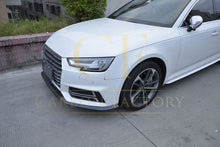 Load image into Gallery viewer, P Style Carbon Fibre Front Splitter for Audi A4 B9 S Line & S4 15-19