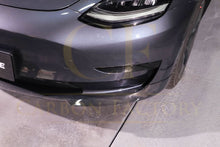 Load image into Gallery viewer, P Style Carbon Fibre Front Splitter for Tesla Model 3 16-23