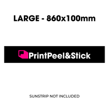 Load image into Gallery viewer, PrintPeel&Stick Sun Strip Text