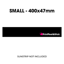 Load image into Gallery viewer, PrintPeel&Stick Sun Strip Text