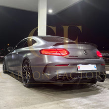 Load image into Gallery viewer, PSM Style Carbon Fibre Rear Diffuser for Mercedes W205 C Class Coupe & C63 2 Door 15-21