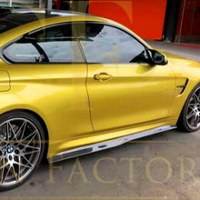 Load image into Gallery viewer, PSM Style Carbon Fibre Side Skirts Extension for BMW F80 M3 14-20