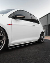 Load image into Gallery viewer, VW GOLF R & GOLF GTI MK7 / MK7.5 EVO-1 GLOSS BLACK SIDE SKIRTS BY ZAERO (2014-2020)