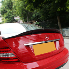 Load image into Gallery viewer, REN Style Carbon Fibre Boot Spoiler for Mercedes Benz W204 C Class Saloon 07-14