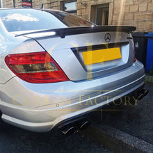 Load image into Gallery viewer, RT Style Carbon Fibre Boot Spoiler for Mercedes Benz W204 C Class Saloon 07-14