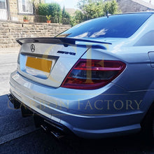 Load image into Gallery viewer, RT Style Carbon Fibre Boot Spoiler for Mercedes Benz W204 C Class Saloon 07-14
