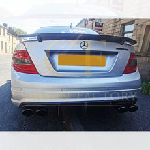 Load image into Gallery viewer, RT Style Carbon Fibre Boot Spoiler for Mercedes Benz W204 C Class Saloon 07-14