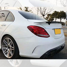 Load image into Gallery viewer, RT Style Carbon Fibre Boot Spoiler for Mercedes Benz W204 C Class Saloon 07-14