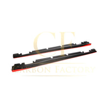 Load image into Gallery viewer, RZ Style Red Carbon Fibre Side Skirts for Mercedes Benz W176 A Class C117 Coupe 13-18