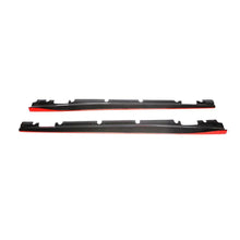 Load image into Gallery viewer, RZ Style Red Carbon Fibre Side Skirts for Mercedes Benz W176 A Class C117 Coupe 13-18