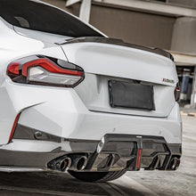 Load image into Gallery viewer, SQ Style with LED Pre-Preg Carbon Fibre Rear Diffuser for BMW 2 Series G42 Coupe 21-Present