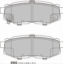 Load image into Gallery viewer, Toyota FT86 Rear Performance Brake Pads 8502