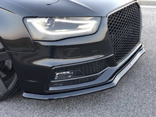 Load image into Gallery viewer, Maxton Design - FRONT SPLITTER V.1 AUDI S4 / A4 S-LINE B8 FL