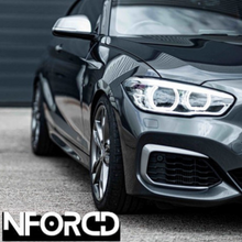 Load image into Gallery viewer, MMR Performance Hubcentric Wheel Spacers & Extended Bolt Kit (2x12mm + 2x15mm) for BMW F-Series - Aluminium, Black 10.9 Bolts