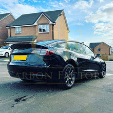 Load image into Gallery viewer, V Style Carbon Fibre Boot Spoiler for Tesla Model 3 16-23