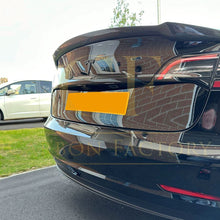 Load image into Gallery viewer, V Style Carbon Fibre Boot Spoiler for Tesla Model 3 16-23