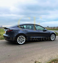 Load image into Gallery viewer, V Style Carbon Fibre Boot Spoiler for Tesla Model 3 16-23