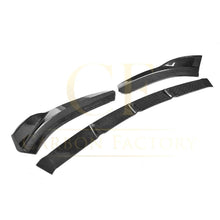 Load image into Gallery viewer, V Style Carbon Fibre Front Splitter for Audi A3 Saloon S Line & S3 16-19
