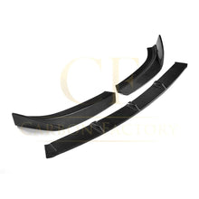 Load image into Gallery viewer, V Style Carbon Fibre Front Splitter for Audi A3 Saloon S Line & S3 16-19