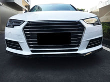 Load image into Gallery viewer, V Style Carbon Fibre Front Splitter for Audi A4 B9 Non S Line 15-19