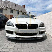 Load image into Gallery viewer, V Style Carbon Fibre Front Splitter for BMW F06 F12 F13 6 Series 11-18