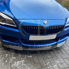 Load image into Gallery viewer, V Style Carbon Fibre Front Splitter for BMW F06 F12 F13 6 Series 11-18