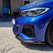 Load image into Gallery viewer, V Style Carbon Fibre Front Splitter for BMW G20 G21 3 Series Pre-LCI M Sport 19-22