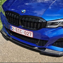 Load image into Gallery viewer, V Style Carbon Fibre Front Splitter for BMW G20 G21 3 Series Pre-LCI M Sport 19-22