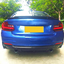 Load image into Gallery viewer, V Style Carbon Fibre Rear Diffuser for BMW F22 2 Series M Sport 14-21
