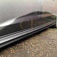 Load image into Gallery viewer, V Style Carbon Fibre Side Skirts for Audi A3 Hatchback S Line 13-15
